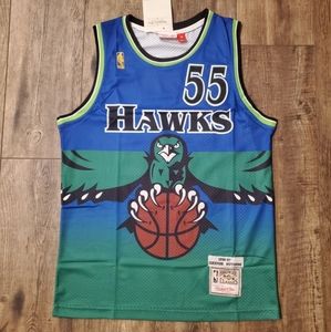 Dikembe Mutombo ATL Hawks Throwback Mens New